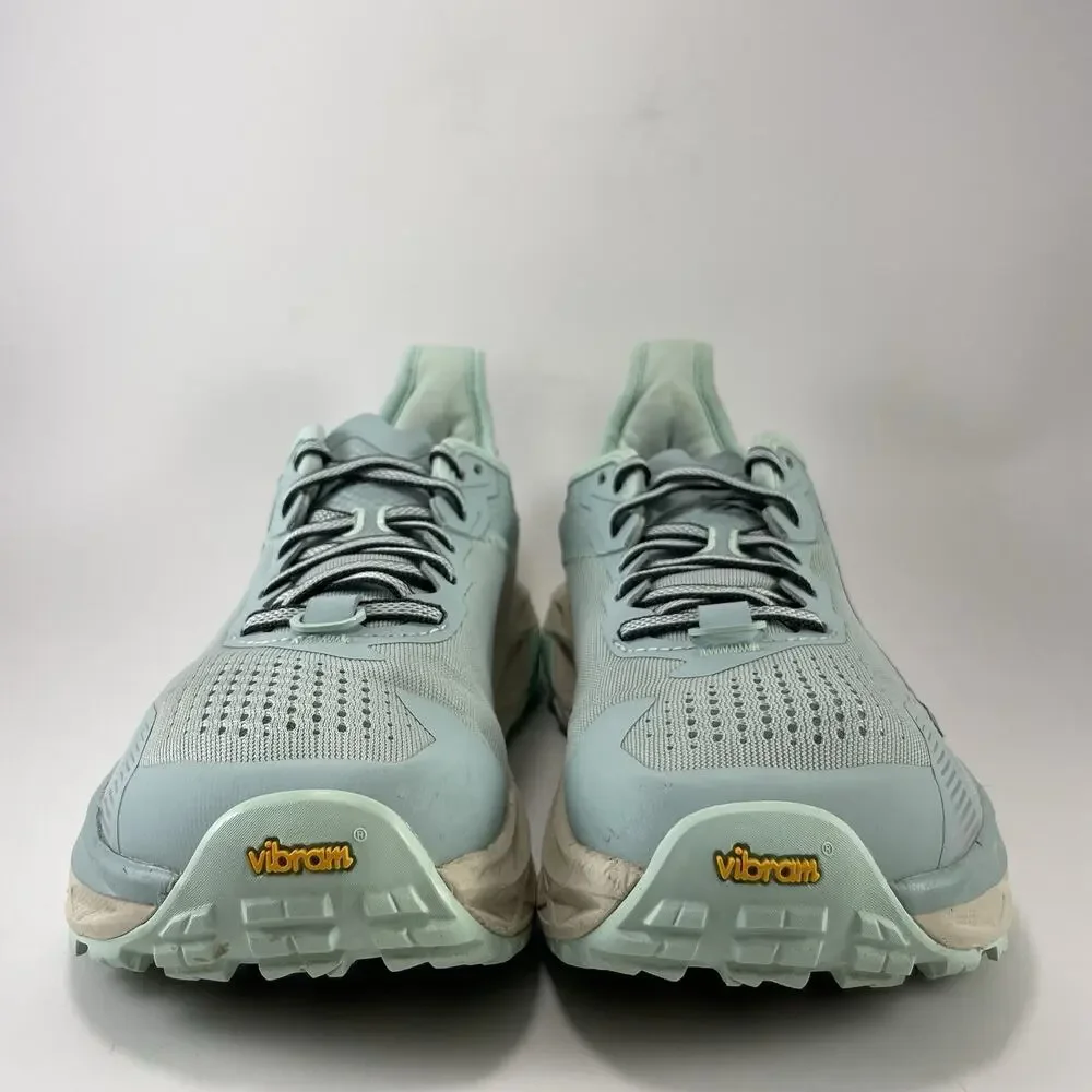 Altra Olympus 5 Trail Running Shoes Womens Size 8 Light Blue Vibram Megagrip